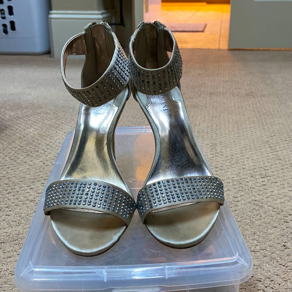 Alfani gold studded heels